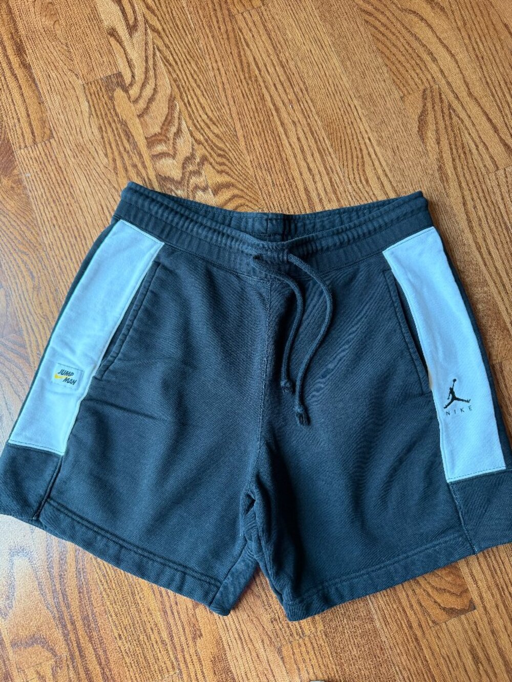 Nike Air Jordan Black and White Sweatshorts